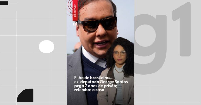 George Santos, ex-deputado dos EUA filho de brasileiros, é preso após se entregar à Justiça americana, diz agência