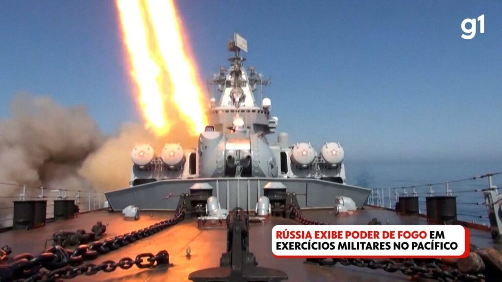 Rússia exibe poder de fogo em VÍDEO de exercícios militares no Pacífico em meio a negociações de cessar-fogo com a Ucrânia | Ucrânia e Rússia
