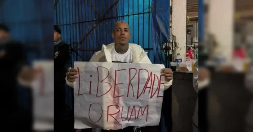MC Poze vai à presídio protestar e pede libertação de Oruam da prisão; veja vídeo